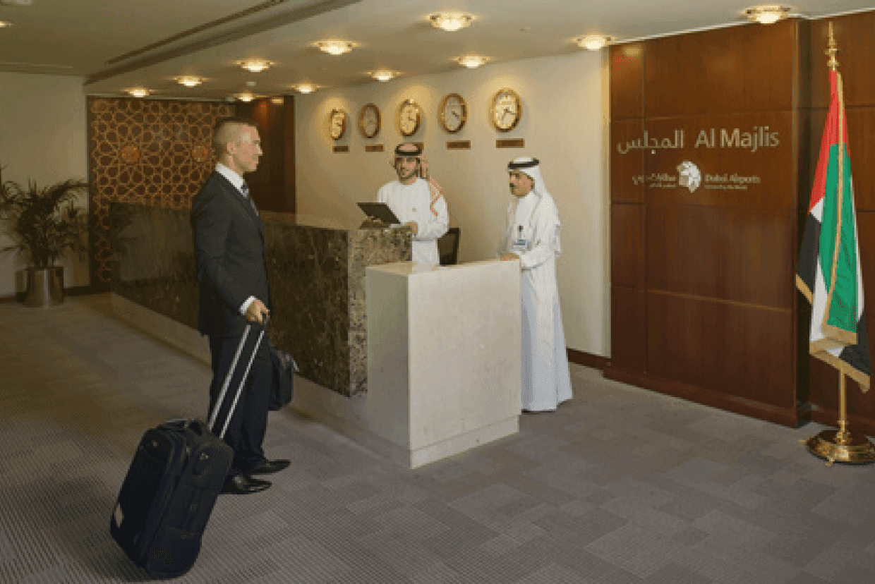 Al Majlis Lounge, Aeroporto de Dubai